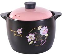 Grande Marmite en Terre Cuite avec Couvercle - Marmite Polyvalente en Faïence pour Soupes, Ragoûts, Riz Et Viandes - Parfaite pour Les Dîners Entre Amis Et Les Repas One Color 8.5L/7.7Quarts