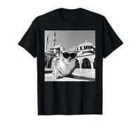 Grande mosquée Sainte-Sophie avec Un Chat Portant des Lunettes de Soleil T-Shirt