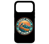 Grande Muraille de Chine Souvenir Rétro Coucher de Soleil Vintage Coque pour iPhone 17 Pro Max