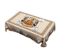 Grande nappe de table ronde et rectangulaire pour Halloween