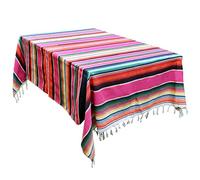 Grande nappe mexicaine Aparty4u - Tissée à la main - 150 x 215 cm - En coton