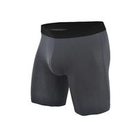 Grande Offres Eclair sous-vêtements Longs de Couleur Unie pour Hommes, Taille Moyenne, Anti-Usure, Jambes, Boxers de Sport en Coton élastique sous-vêt Amazon Outlet Clearance UK Overstock