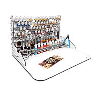 Grande Paint Station. Table de travail, organisateur et support pour peintures Vallejo (50 x 37 cm + extension).