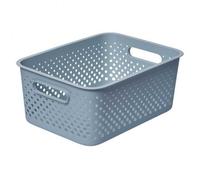 Grande Panière de rangement élégante Taille L - Bleu