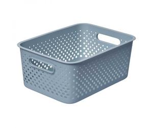 Grande Panière de rangement élégante Taille L - Bleu
