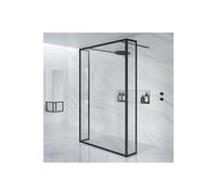 Grande paroi de douche italienne LUCID 404 swing RIHO 180x40x200 cm