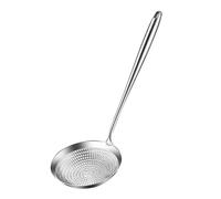 Grande passoire en acier inoxydable 316 - Design épais monobloc - Écumoire extra large pour nouilles, raviolis, frire et égoutter - Indispensable pour la cuisine de la maison (14 cm)