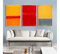Grande Peinture Abstraite Mark Rothko Toile Peintures À L'huile Art Dessin Hologramme Affiches Wall Art Prints Photos Salon 40x60cmx3pcs Sans Cadre
