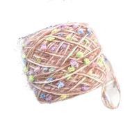 Grande pelote de laine, kit de tricot à la main for bonnet, écharpe et sac au crochet, laine Sugar Rabbit, matériel fait main, bricolage(Pink doudou weight 200g)