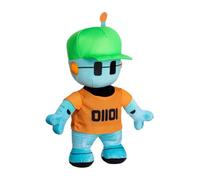 BANDAI - Stumble Guys - Robot Guy - Grande Peluche 30 cm colorée - Peluche Jeu vidéo - Jouet Enfant 2 Ans et + - PMS7208B