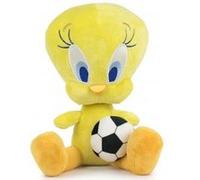 Grande peluche canari titi 30 cm - pour looney tunes jaune - cartoon grosminet - set doudou enfant et 1 carte offerte Jaune