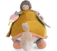 Grande peluche d'activités tortue Trois petits lapins