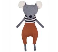 Grande Peluche Doudou bio Souris Wooly Organic® Coton Bio 70 cm -