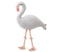 Grande peluche flamant rose en coton gris TU