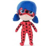 Grande peluche miraculous : ladybug 80 cm - set doudou xl marinette + 1 carte tigre
