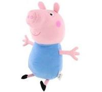 Grande peluche peppa pig : george 50 cm - peluche licence - cochon - grand doudou enfant