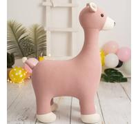 Grande Peluche Siège D?appoint Cerf Pink TU
