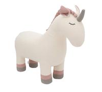 Grande peluche siège d?appoint licorne white and pink TU