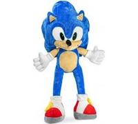 Grande peluche sonic herisson bleu super sonic 90 cm xxl - set doudou géant enfant dessin anime et 1 carte - garcon - fille - adult Bleu