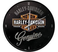 Harley-Davidson Horloge murale Genuine – Diamètre 31 cm – Nostalgic Art