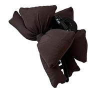 Grande pince à cheveux robuste avec nœud papillon flocage robuste pour femme à la mode