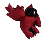 Grande pince à cheveux robuste avec nœud papillon flocage robuste pour femme à la mode