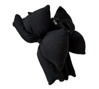 Grande pince à cheveux robuste avec nœud papillon flocage robuste pour femme à la mode