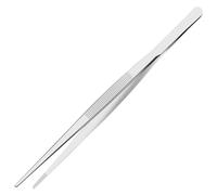 Grande pince à épiler en acier inoxydable extra longue et droite 30 cm avec pointe dentée de précision pour l'aquascaping, le jardinage, la cuisine, le travail industriel, l'utilisation en laboratoire