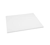 Grande planche à découper basse densité - HYGIPLAS - Hygiplas - 600x450x10 mm - Polyéthylène - Blanc
