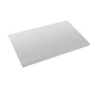 Grande planche à découper, plan de travail, planche à pétrir en acier inoxydable avec bord droit en forme de L, planche à découper double face pour cuisine, planche à découper avec support
