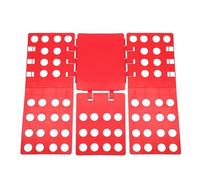 Grande Planche à Plier Les vêtements en Plastique réglable, Outil de Rangement et Nettoyage du Linge for la Maison pour VêTements(Bright Red)