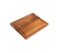 Grande planche à steak en bois d'acacia 31x24x2.5 cm