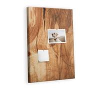 Grande planche en liège horizontale | tableau mural pour bureau home office école ou maison | surface large pour notes photos projets idées rendez-vous - 40x60 - métallique - Bois naturel