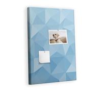 Grande planche horizontale liège | tableau mural bureau maison école | organiser notes photos projets idées tâches et affichage créatif - 40x60 - métallique - Motif géométrique