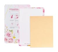 Grande plaque de stamping professionnelle en acier inoxydable pour des motifs clairs et une application facile du nail art pour les fêtes