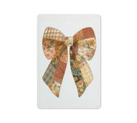 Grande plaque en métal avec motif floral d'automne pour bar, pub, club, café, chambre, ferme, blanc, 30 x 20 cm