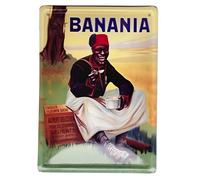 Grande plaque métal Banania