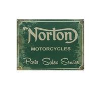 IMPACT ET STRATEGIE Grande Plaque métallique Norton