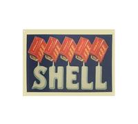 IMPACT ET STRATEGIE Grande Plaque métallique Shell