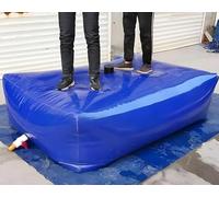 Grande Poche De Stockage D’Eau De Baignoire Réservoir D’Eau Robuste avec Bec, 1x1x0.5 m/500 L/132 Gallon