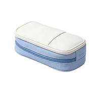 Grande Pochette À Crayons, Organisateur Matelassé Esthétique Pour L’école | Poignée De Transport Souple, Aspect Esthétique, Accès Facile, Réparation Des Fournitures Éparpillées, Rangement Intérieur