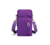 Grande Pochette pour Téléphone : Étui de Transport en Nylon et Polyester, Multiples Couleurs Violet