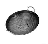 Grande poêle à frire de 32 cm avec double poignée | Compatible avec gaz, électrique, vitrocéramique, induction, utilisation universelle dans n'importe quelle cuisine