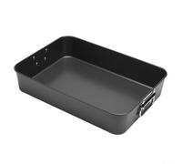 Grande poêle à rôtir antiadhésive en acier inoxydable de 40,6 cm avec poignées ergonomiques - Batterie de cuisine prête au four (40,6 cm)