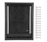 Grande Porte pour Chien, chatière pour Chien Grands Chiens Porte Animaux de Compagnie Installation Amovible Porte pour Animaux de Compagnie Aimant intégré Portes, 50x38x5cm/19.7x15x2in