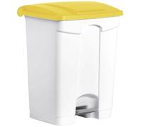 Grande Poubelle à tri à pédale 70 litres pour Sac 240 litres - Jaune