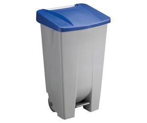 Grande Poubelle avec roues pour professionnels 120 litres - Bleu