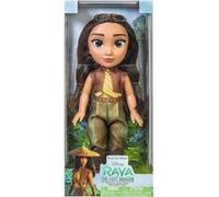 Grande poupee deluxe raya guerrière 38 cm - disney princesse raya dernier dragon + 1 carte - jouet fille