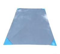 Grande pour couverture de pour sol 2x1.5m Étanche Extérieur Grande | Face inférieure imperméable, l'humidité, design anti- pour sable, nettoyage secouette, tissu polyester (grey blue 1*1.4m)