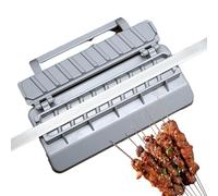Grande Presse À Kebab | Brochettes De Barbecue Portables Pour Machine À Brochettes | Moule De Presse À Kebab En Plastique Manuel-machine À Kabob Simple Réutilisable Pour Les Fêtes De Barbecue